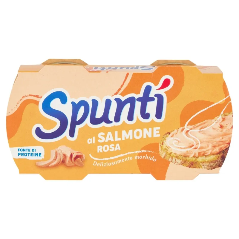 Пастет от сьомга Spunti 2х84 г, консерва