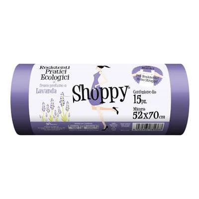 Чували за боклук Shoppy Viola Lavanda 52X70 см, 15 бр