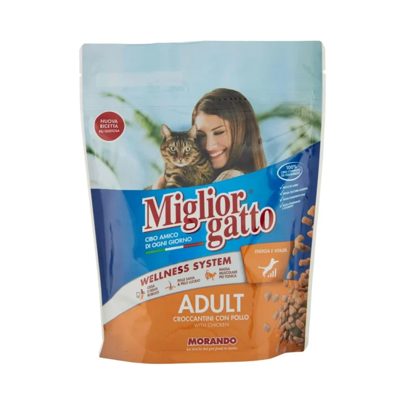 Суха храна за котки Migliorgatto - пиле 400 г - Migliorgatto