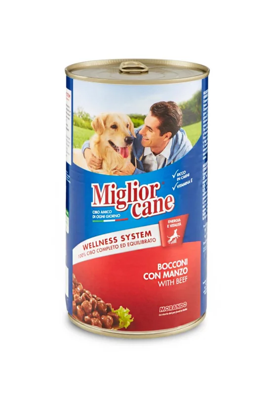 Храна за големи кучета Miglior Cane Manzo, с говеждо 1250 г