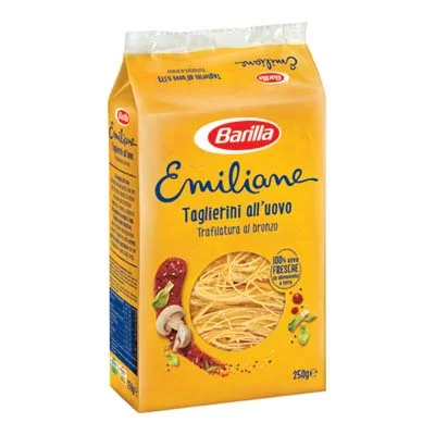 Паста Barilla Emiliane Taglierini №173, с яйца, 250 г