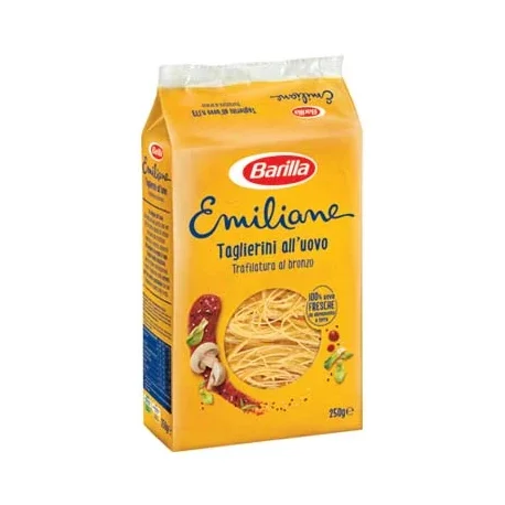 Паста Barilla Emiliane Taglierini №173, с яйца, 250 г - Barilla