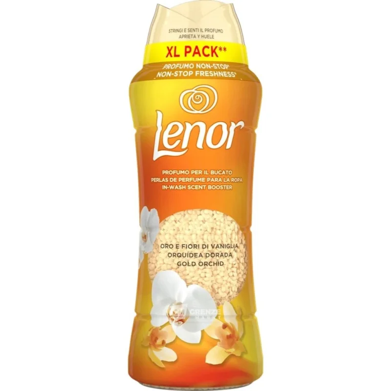 Парфюмни перли Lenor Unstoppables ванилия и злато 495 г