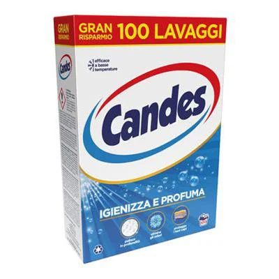 Прах за пране Candes класик, 100 пранета, 5 кг