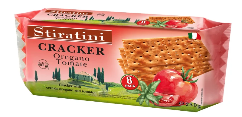 Крекери Stiratini домат и риган, 250 г