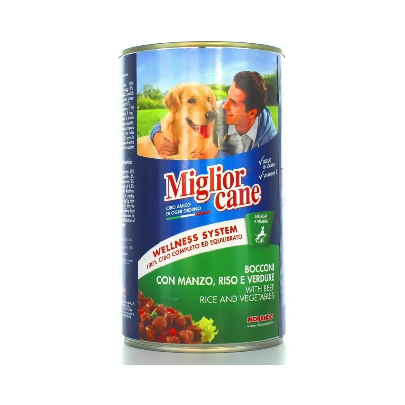 Храна за кучета Miglior Cane 1250 г с пиле и зеленчуци - Miglior