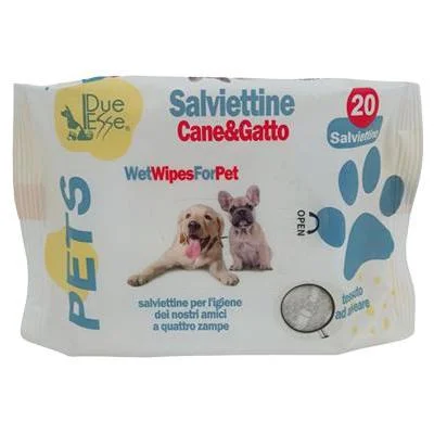 Мокри кърпички за животни Due Esse 20 бр