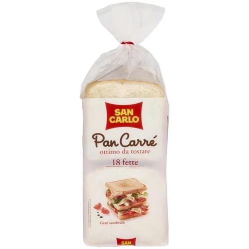 Хляб за тост Pan Carre' San Carlo, 330 г