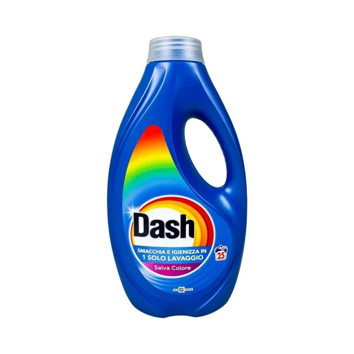 Течен препарат Dash за цветни тъкани, 25 пранета, 1.125 л - Dash