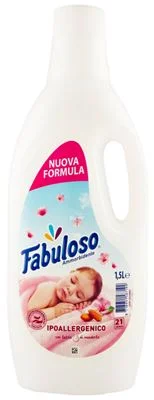 Омекотител Fabuloso Ipoallergenico 20 пранета, 1.5 л