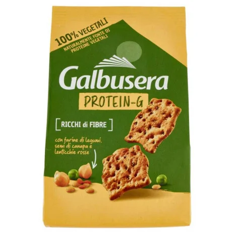 Крекери Galbusera Proein-G с брашно от бобови култури и семена 200 г