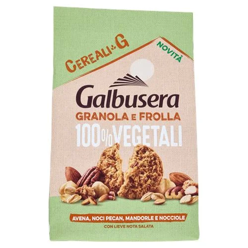 Овесени бисквити с бадем, лешник и пекан Galbusera 280 г