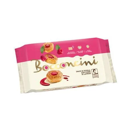 Бутерки Vicenzi Bocconcini с малинов крем 90 г - Vicenzi