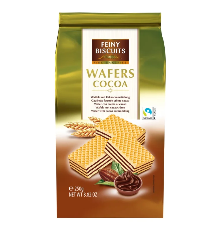 Мини вафли с какаов крем Feiny Biscuits, 250 г