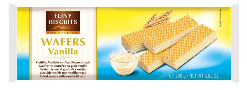 Вафли с крем ванилия Feiny Biscuits, 250 г