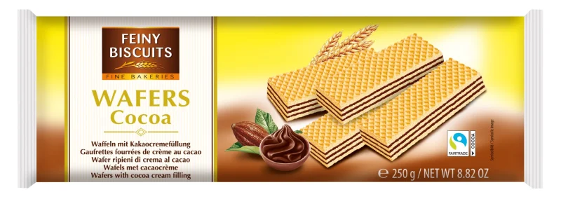 Вафли с какаов крем Feiny Biscuits, 250 г