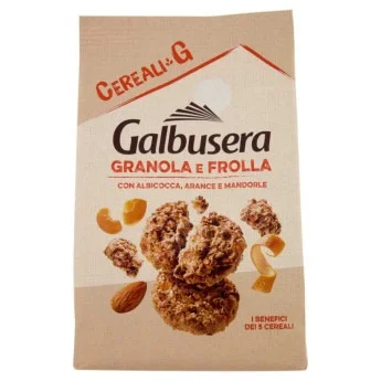 Бисквити Galbusera Cereali-G със сушени плодови парченца и бадем 300 г