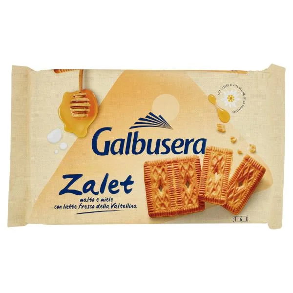 Бисквити Galbusera Zalet с мед 510 г