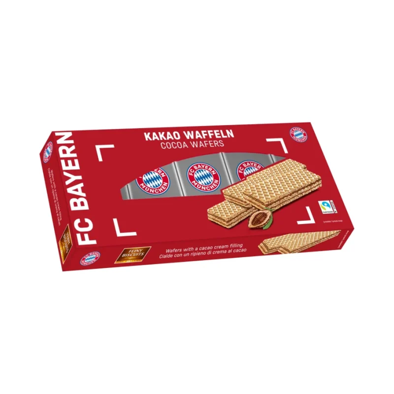 Вафли Bayern Munchen с шоколадов крем, 225 г - Bayern