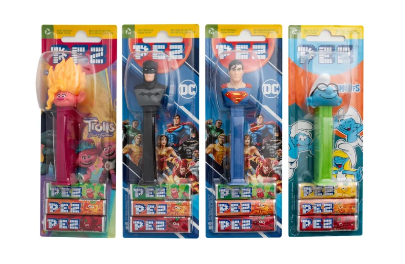 Бонбони Pez микс / дисплей, 25.5 г