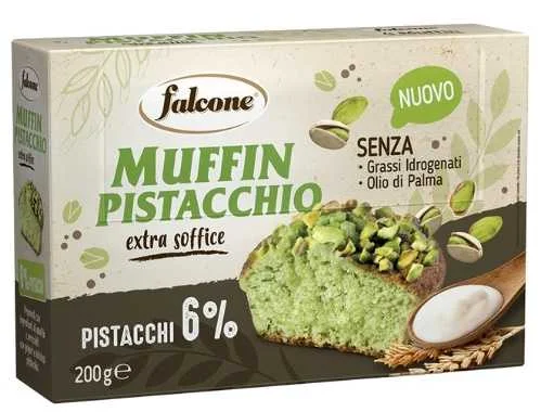 Кексче-мъфин Falcone Pistacchio, с 6% шам фъстък 200 г