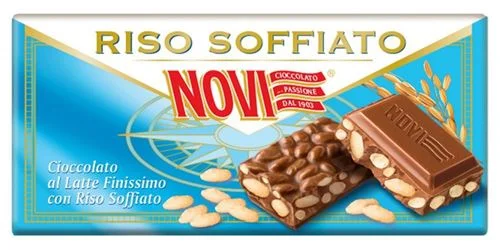 Аеро млечен шоколад Novi Riso Soffiato 90 г
