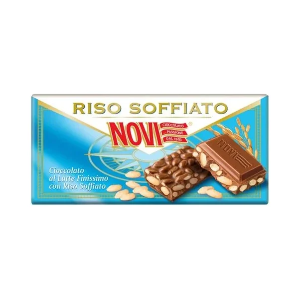 Аеро млечен шоколад Novi Riso Soffiato 90 г - NOVI