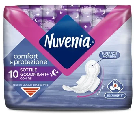 Дамски превръзки Nuvenia Sottile Night 10 бр