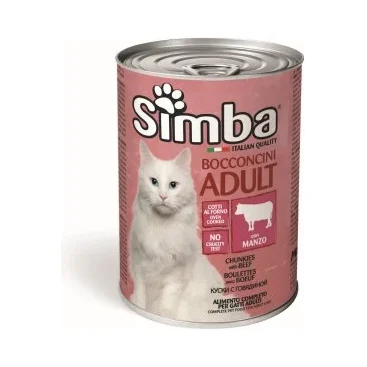 Храна за котки с говеждо Simba 720 г консерва - Simba