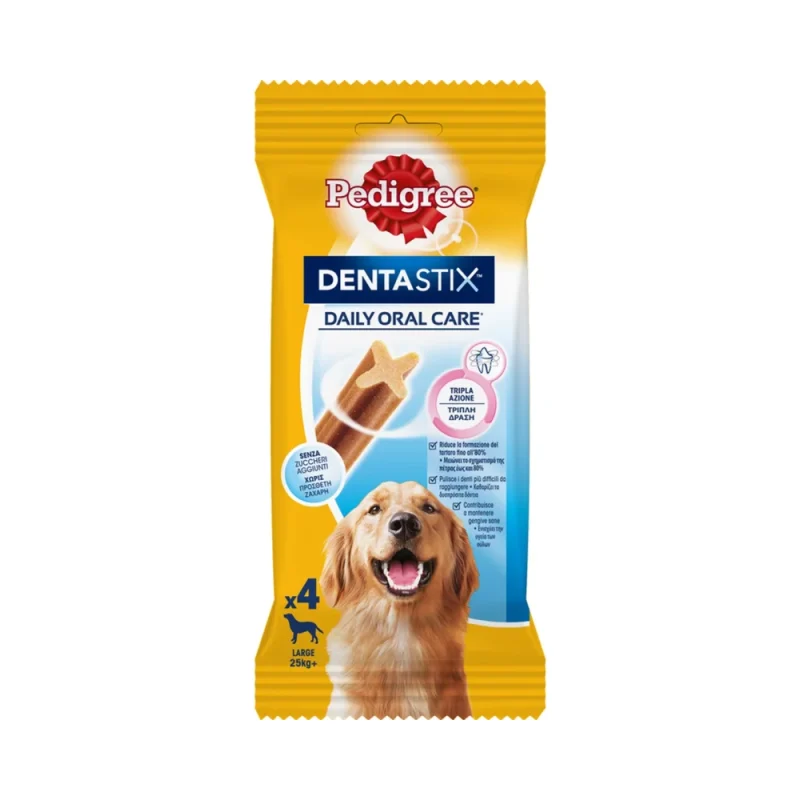 Дентални пръчки за кучета Pedigree Dentastix Extra Large 4 бр, 154 г