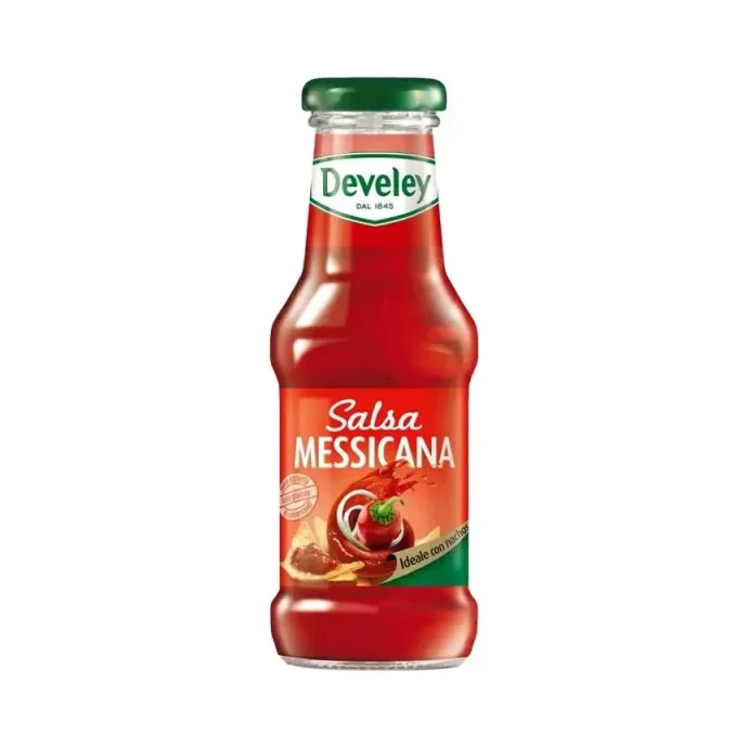 Сос с домати и лукчета Messicana Develey, стъкло 250 мл - Messicana