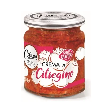 Сос-паста от чери домати Citres Crema Di Ciliegino, без глутен стъкло 200 г - Citres