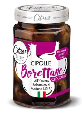 Лукчета в балсамов оцет Citres Cipolle Borettane, стъкло 290 г - Citres