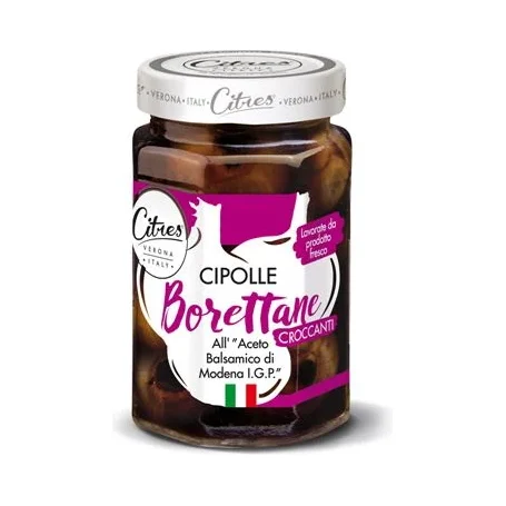 Лукчета в балсамов оцет Citres Cipolle Borettane, стъкло 290 г - Citres