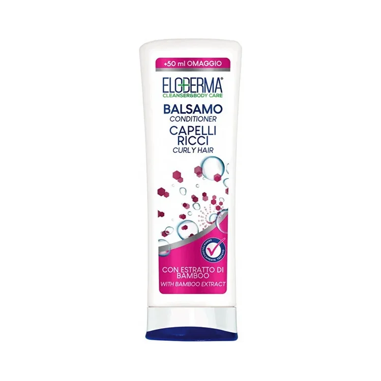Балсам Eloderma за къдрава коса с екстракт от бамбук 300 мл - Eloderma