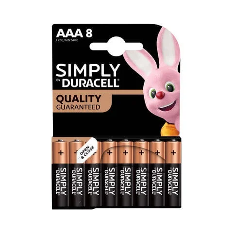 Батерии Duracell Simply Aaa, 8 бр - Duracell Simply