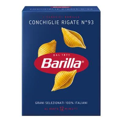 Паста Barilla Conchiglie Rigate №93, 500 г - Barilla