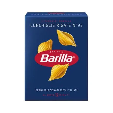 Паста Barilla Conchiglie Rigate №93, 500 г - Barilla
