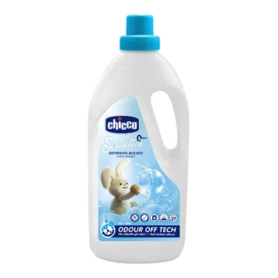 Течен препарат за пране Chicco Sensitive с алое вера, 1.5 л