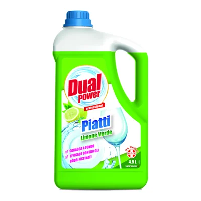 Препарат за съдове Dualpower Limone Verde, 5 л