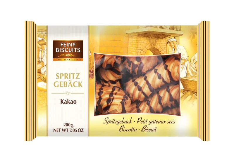 Бисквити с шоколадова глазура, Feiny Biscuits, 200 г