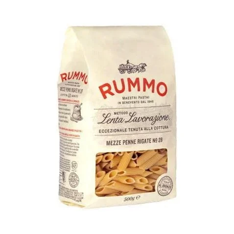 Паста Rummo Mezze Penne Rigate №28, 500 г