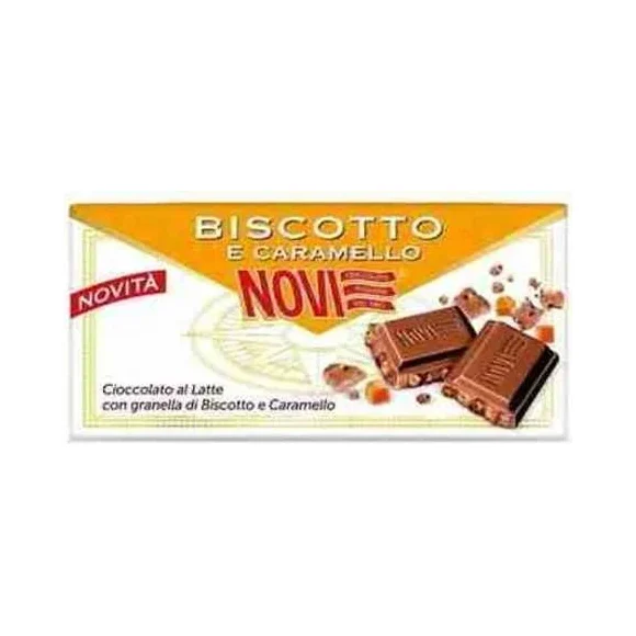 Млечен шоколад Novi Biscotto /бисквити и карамел/ 100 г