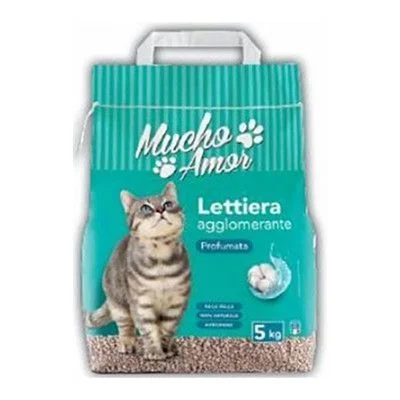 Гранули за котешка тоалетна Mucho Amor, ароматизирани 5 кг