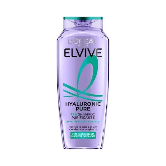 Шампоан за коса Elvive New Hyaluronic Pure 250 мл