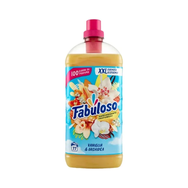 Омекотител-концентрат Fabuloso ванилия и орхидея 77 пранета, 1.7 л