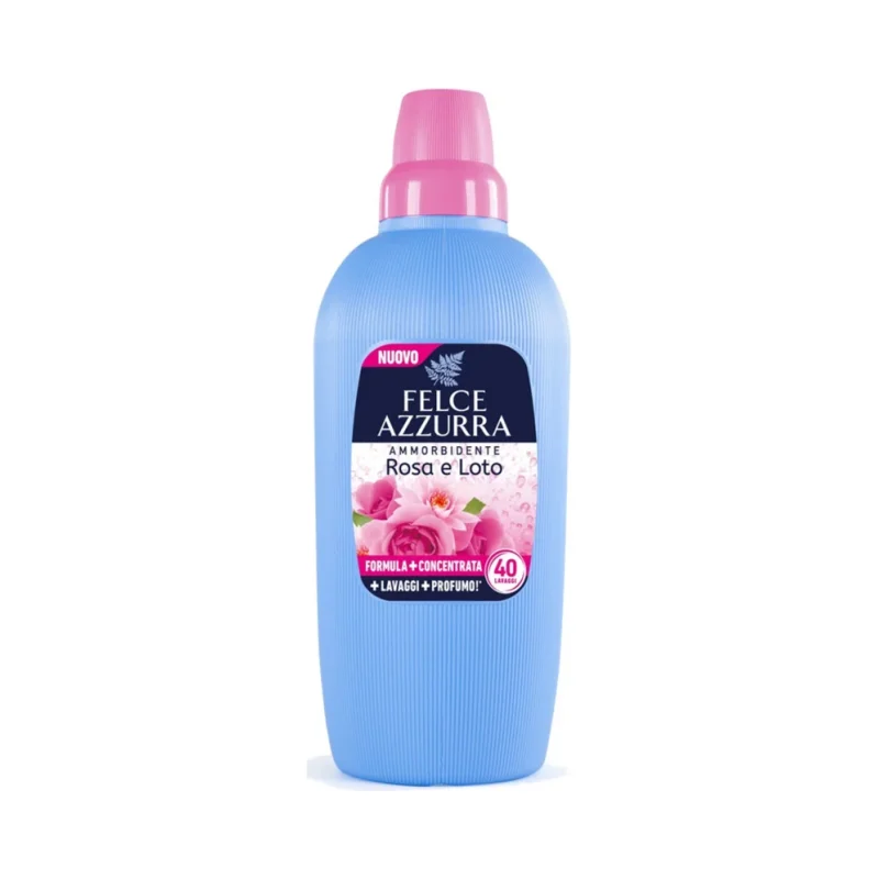 Омекотител Felce Azzurra роза и цветя от лотос 2 л, 40 пранета