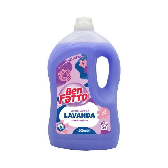 Омекотител Ben Fatto Lavanda, 54 пранета 4 л