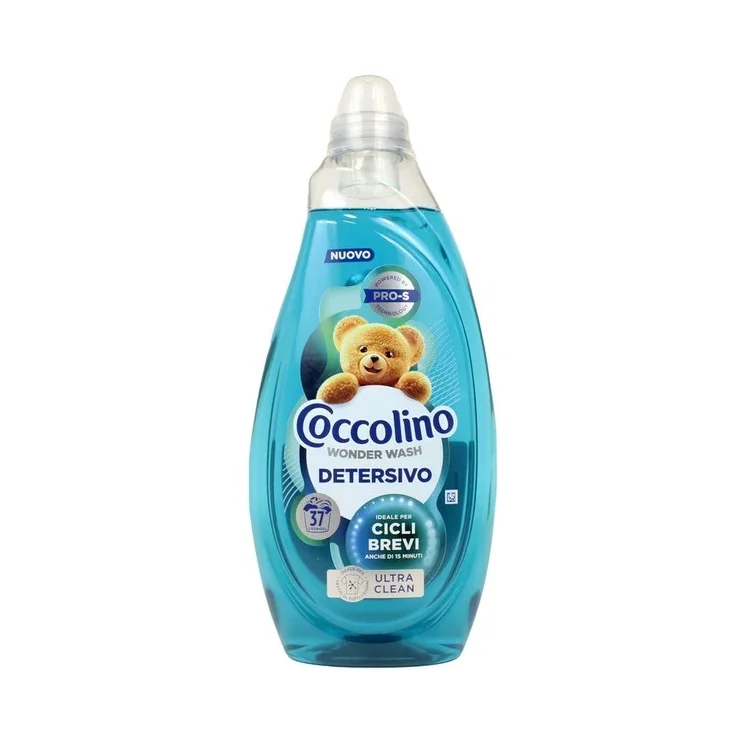 Течен препарат за пране Coccolino Ultra Clean Short Cycles 37 пранета, 1.48 л