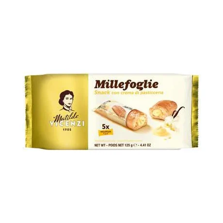 Бутерки Vicenzi Mini Snack с крем ванилия 125 г
